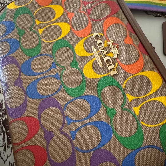 Coach Rainbow Signature Crossbody Bag - Picture 3 of 7